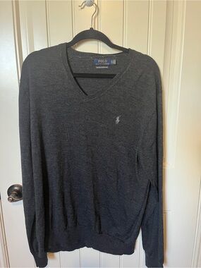 Polo Ralph Lauren Men's V-Neck Merino Wool Sweater